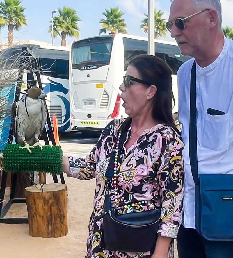Dubai Gold Souk Group of people posing for picture