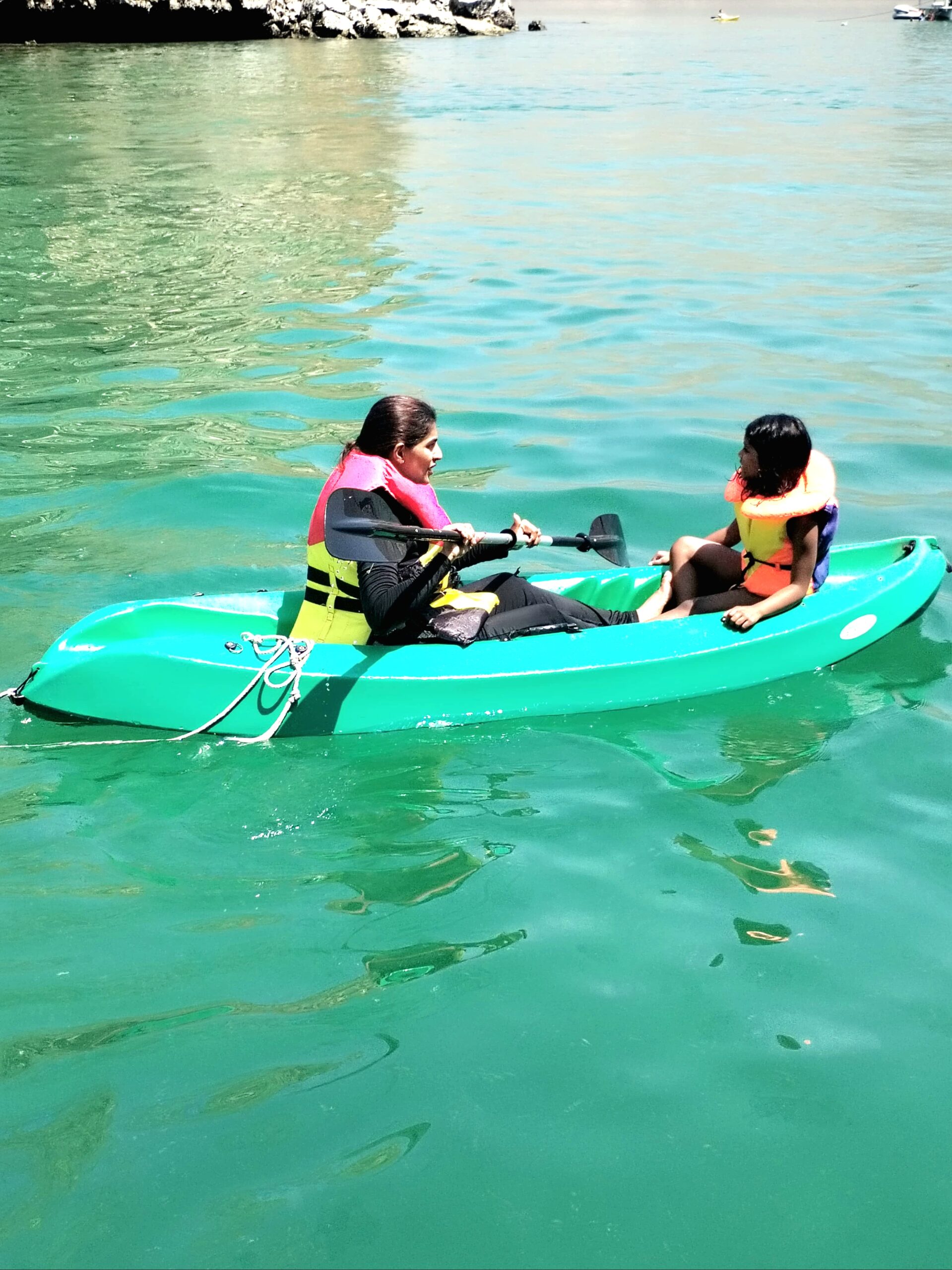 Kayaking Between the Mountains of Dibba Musandam – Snorkeling Tour