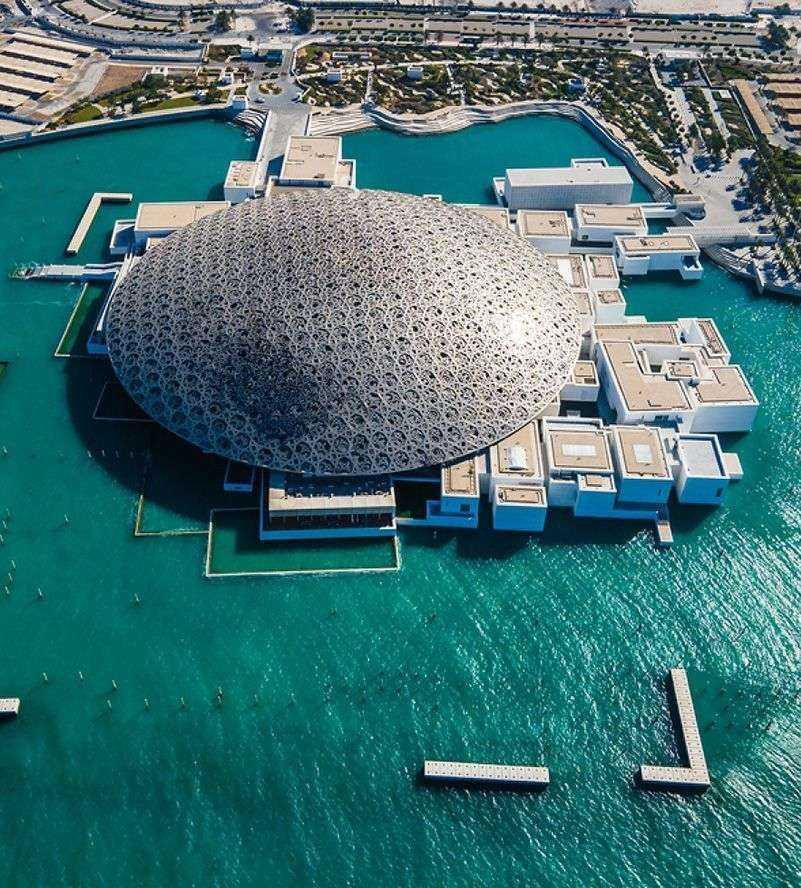 Louvre museum in Abu Dhabi