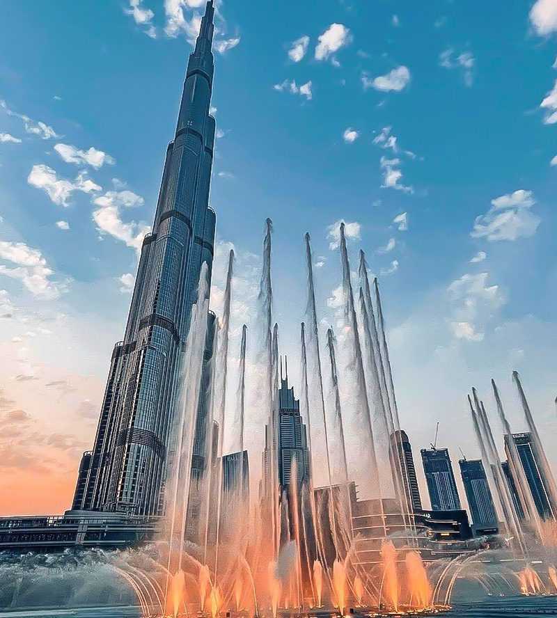 Tallest building in the world, Burj Khalifa in Dubai