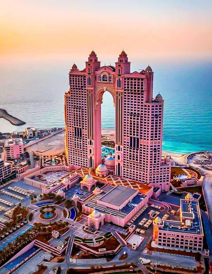The Atlantis Hotel in Dubai, a luxurious waterfront resort with stunning architecture and breathtaking views