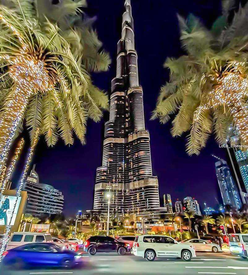The iconic Burj Khalifa in Dubai, the world's tallest building Dubai