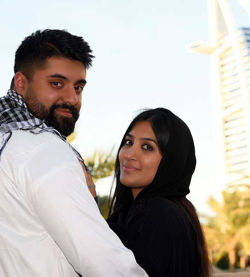 beautiful wedding ceremony in Dubai