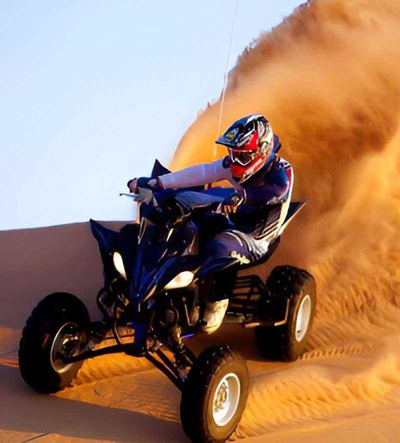 person on a four wheeler Dubai
