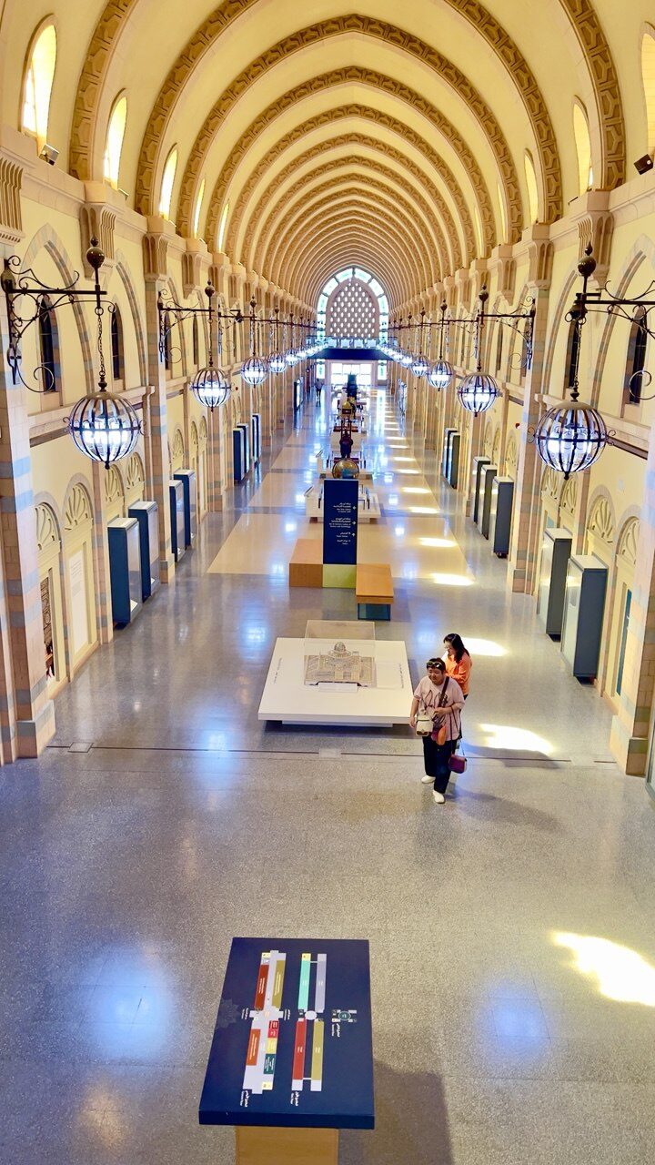 Die Haupteingangshalle des Museums für Islamische Zivilisation in Sharjah