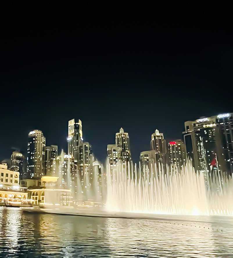 the dubai fountain-